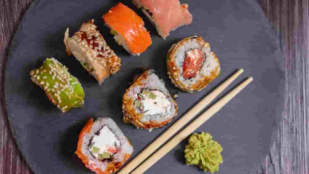 nutrition facts of sushi