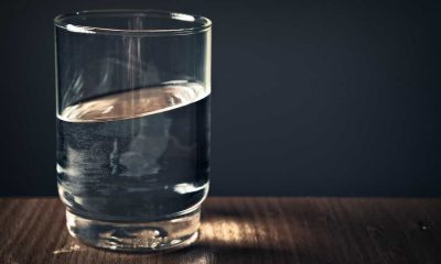 how to drink a glass of water