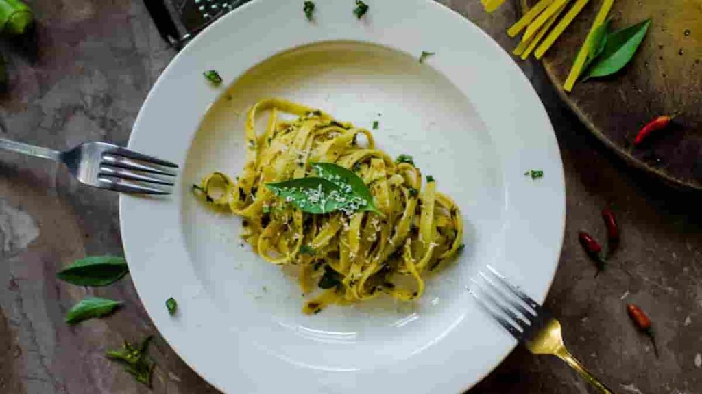 avocado spinat pasta