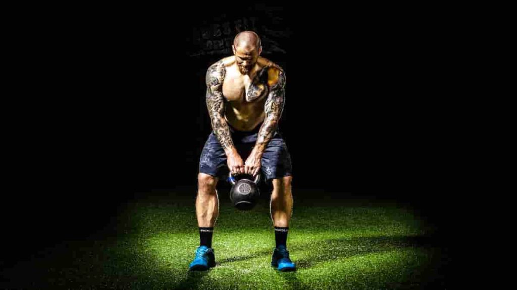 lat exercises with kettlebell