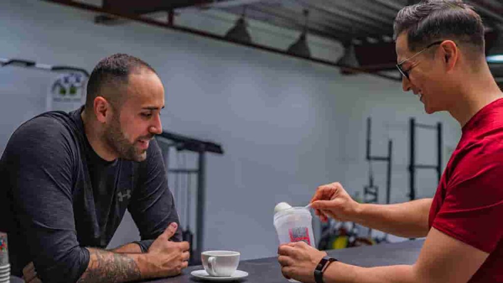 combining whey and casein