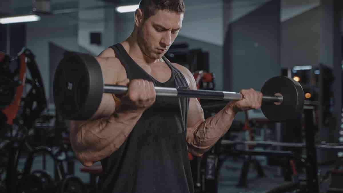 arm exercises with bar