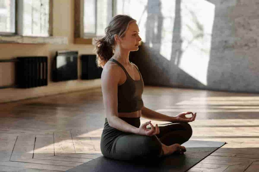 yoga position crossword clue